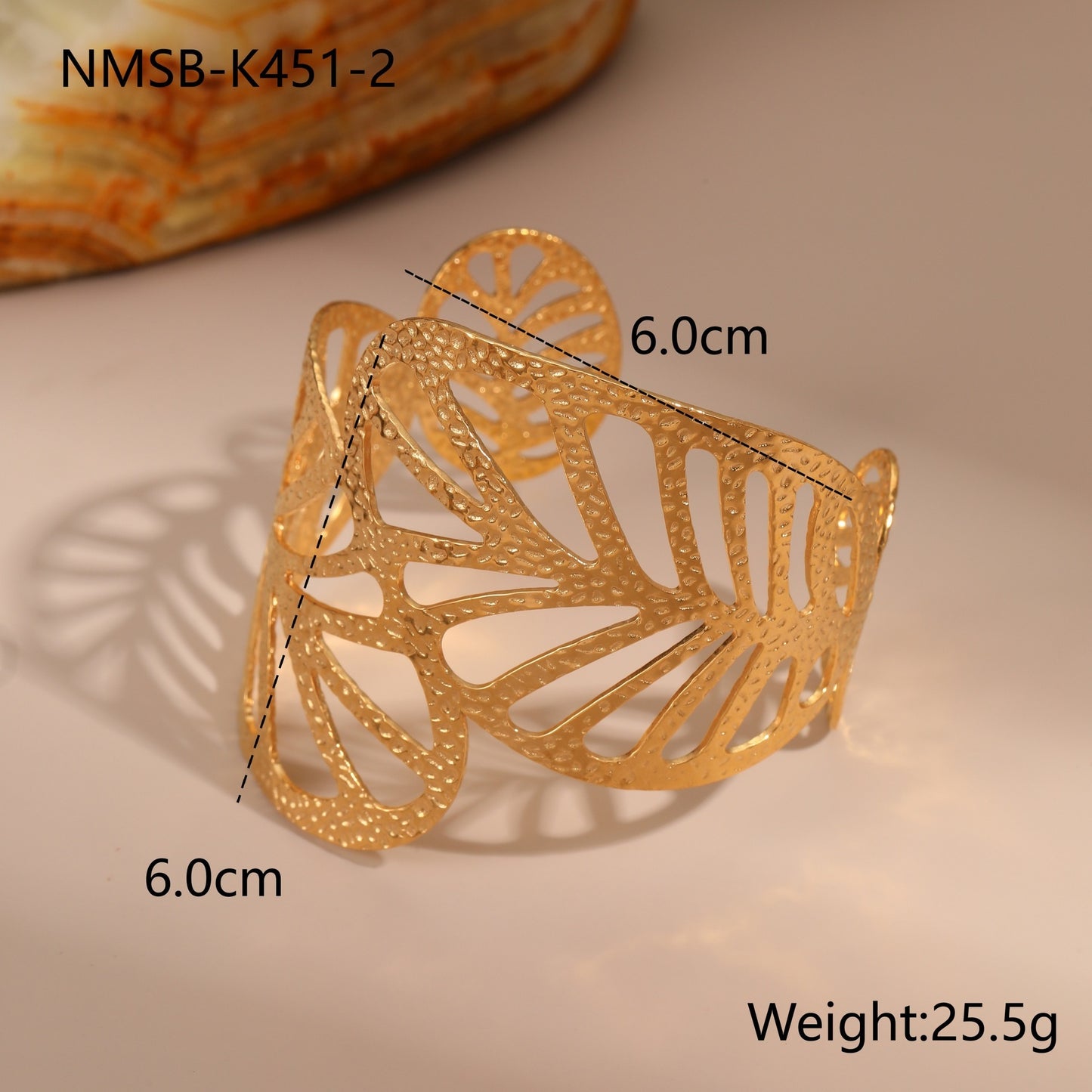 Women Leaf Stainless Steel Wristband Bow Light Luxury