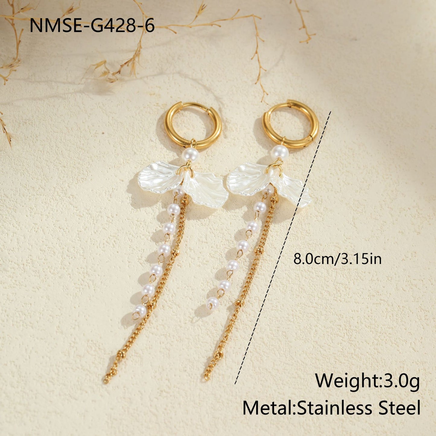 Ins Retro Design Baroque Pearl Earrings