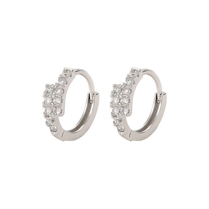 Small Diamond Ear Clips for Women