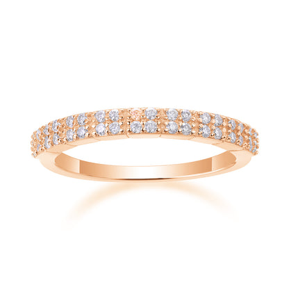 For Love Moissanite Ring S925 Sterling Silver & Platinum-Plated Luxury