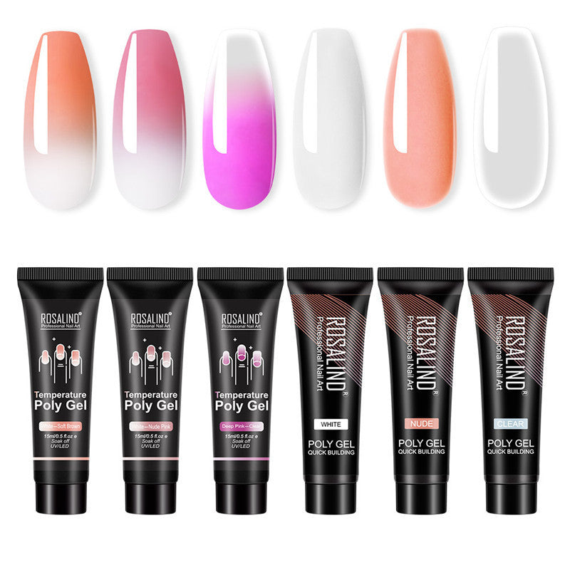 Mixed Color Nail Solid Glue for Nails