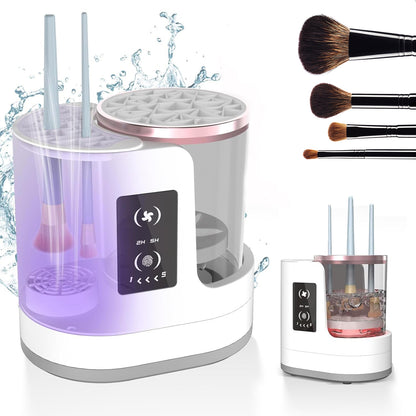Electric Makeup Brush Cleaner – Automatic Rechargeable Cleaning Stand