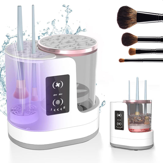 Electric Makeup Brush Cleaner – Automatic Rechargeable Cleaning Stand