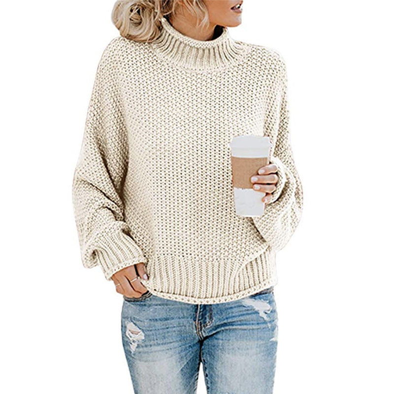 Women’s Cozy Turtleneck Knit Top