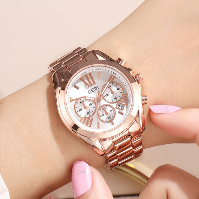 Women Luxury Rose Gold Casual Watch