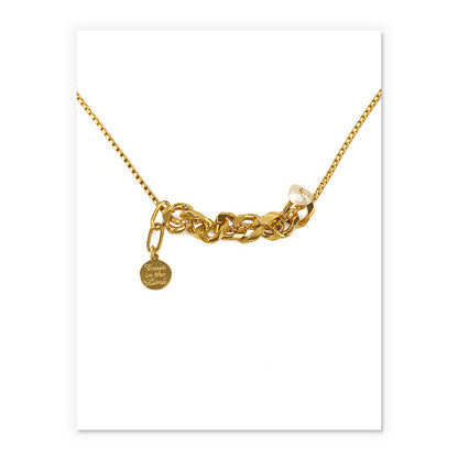 Hip Hop Clavicle Chain Fashion Gold Women Necklace