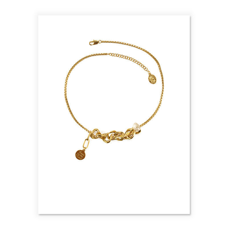 Hip Hop Clavicle Chain Fashion Gold Women Necklace