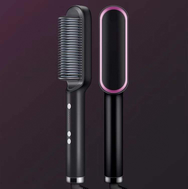 Curl & Straight Duo Hot Comb Brush