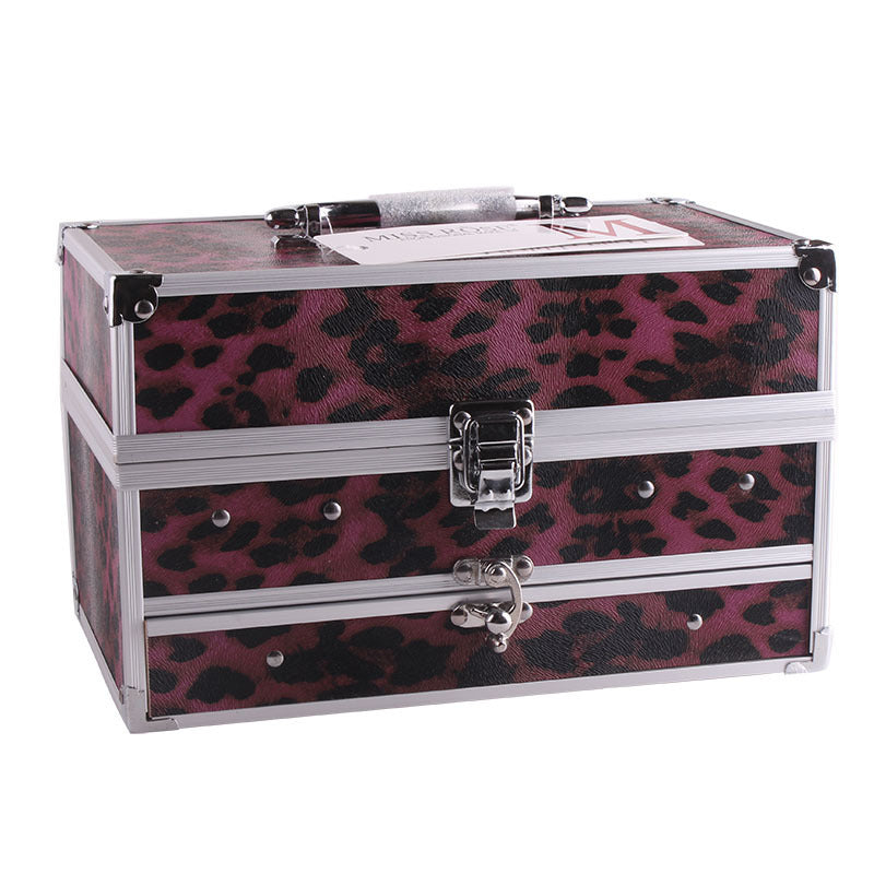 Professional Makeup Artist Cosmetic Bag – Large Capacity Makeup Storage Box with Compartments