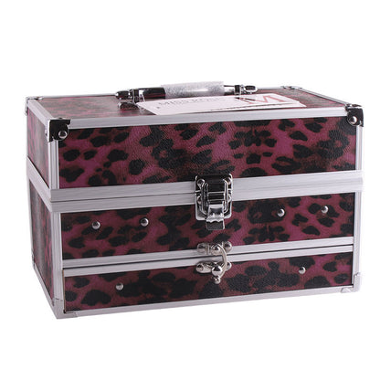 Professional Makeup Artist Cosmetic Bag – Large Capacity Makeup Storage Box with Compartments