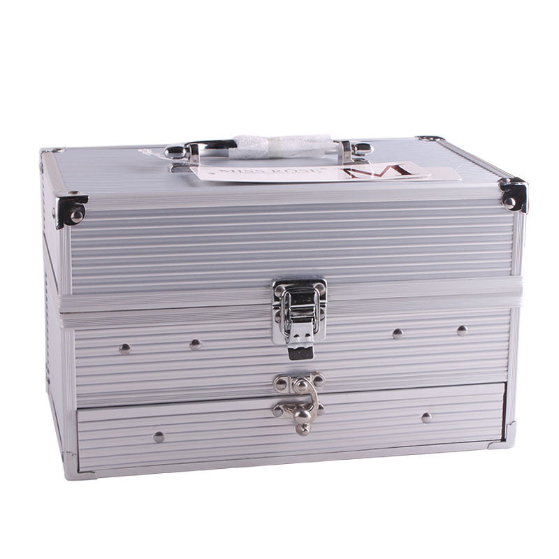 Professional Makeup Artist Cosmetic Bag – Large Capacity Makeup Storage Box with Compartments