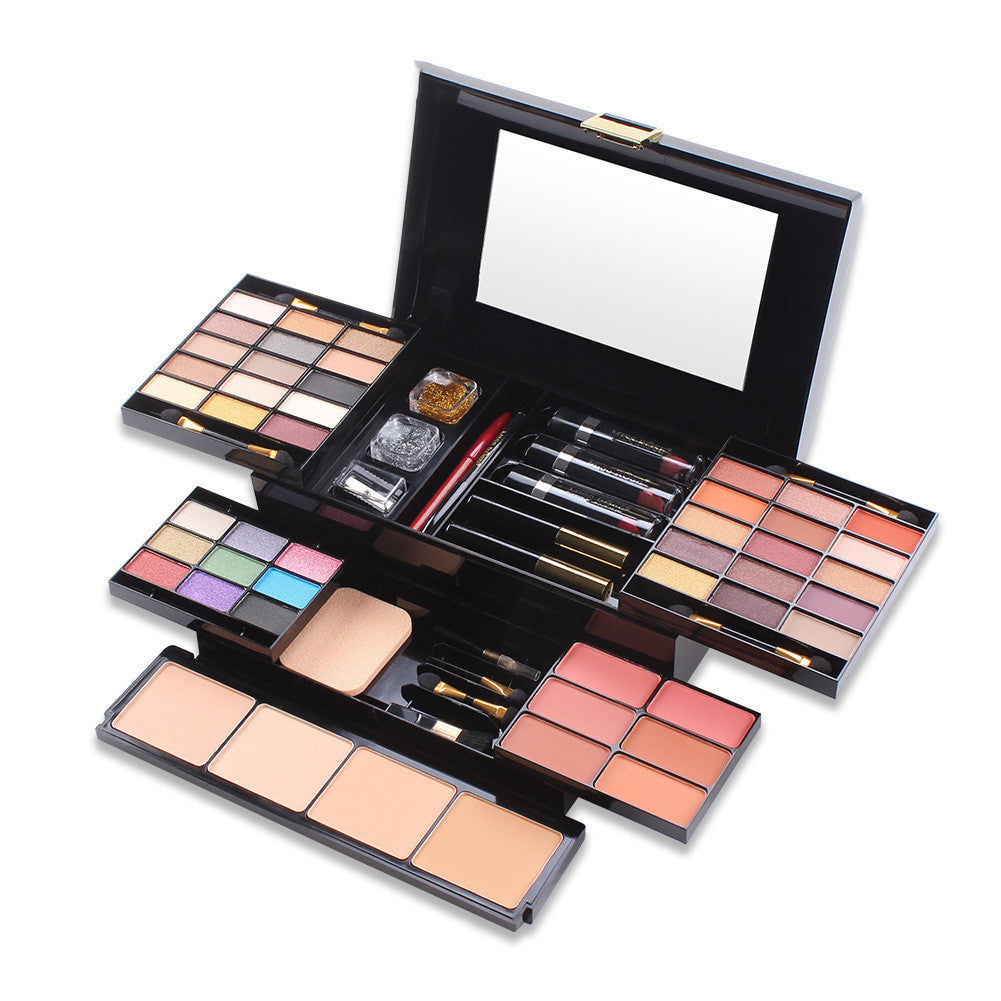 Professional Makeup Artist Cosmetic Bag – Large Capacity Makeup Storage Box with Compartments