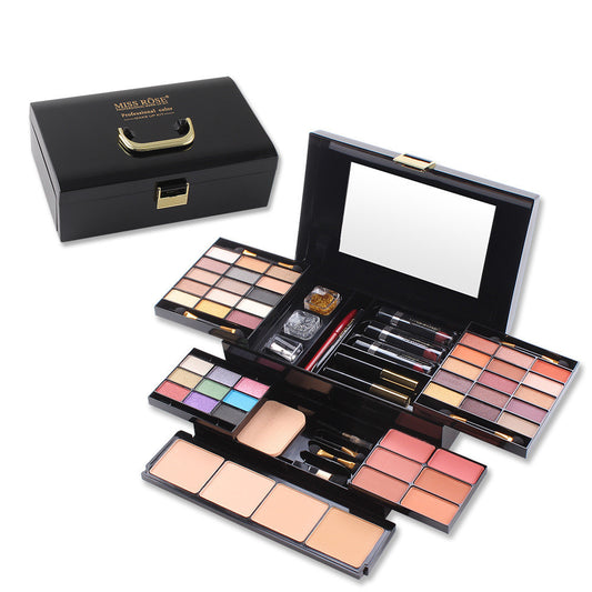 Professional Makeup Artist Cosmetic Bag – Large Capacity Makeup Storage Box with Compartments