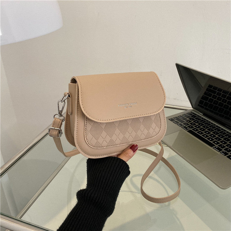 Women’s Simple Solid Color Small Square Shoulder Bag