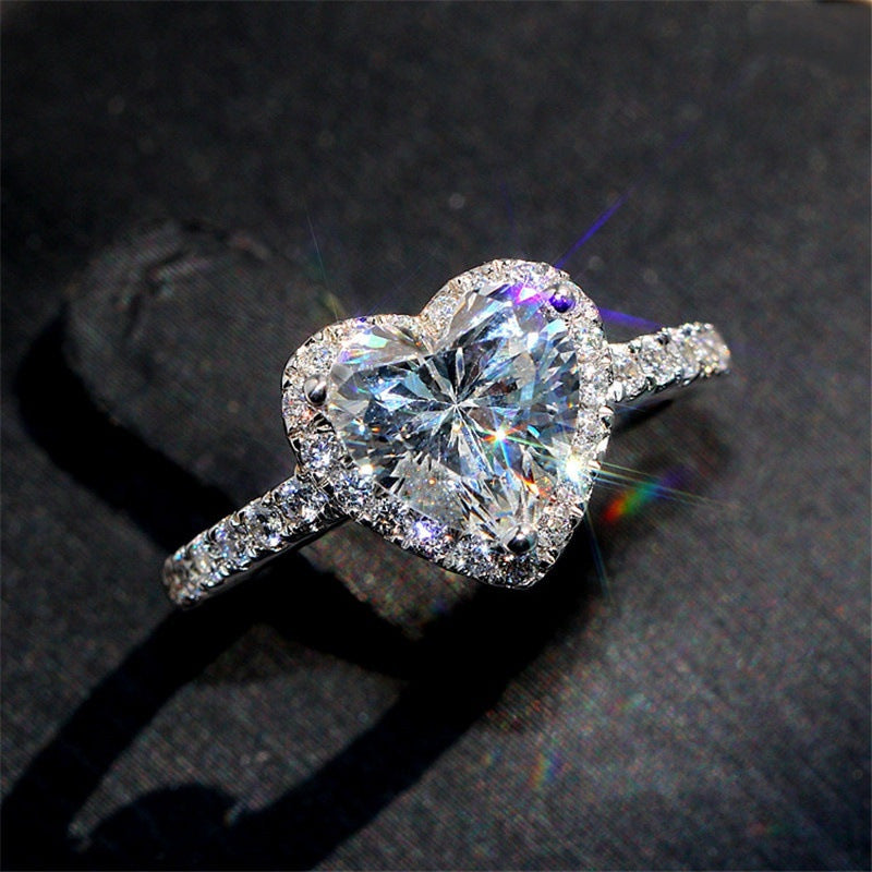 Women's Heart-shaped Ring