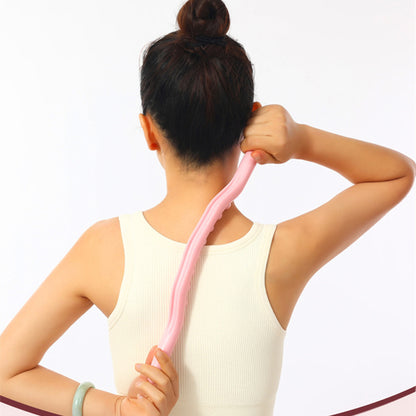 Plastic Rolling Bar Massager – Back Meridian Scraping & Gua Sha Therapy Tool