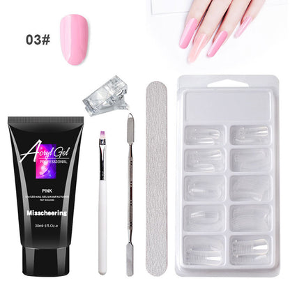 Painless Crystal Gel Nail Extension Set