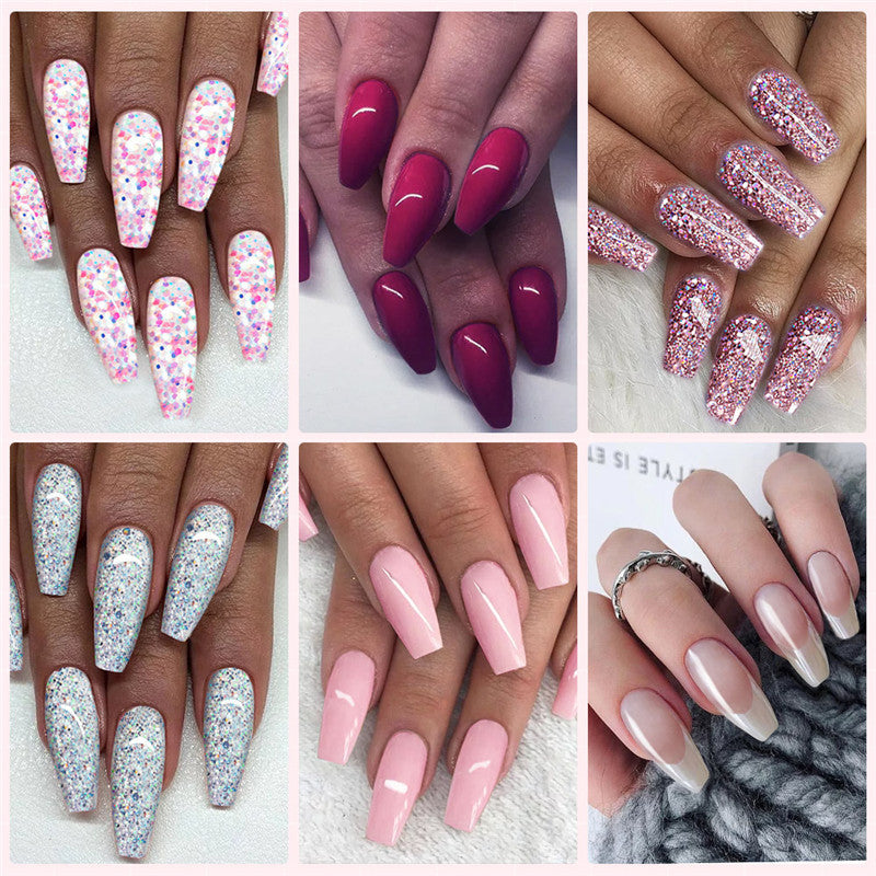 Mixed Color Nail Solid Glue for Nails