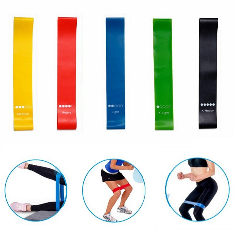 ElasticFit Pilates & Workout Rubber Bands for Indoor/Outdoor Training