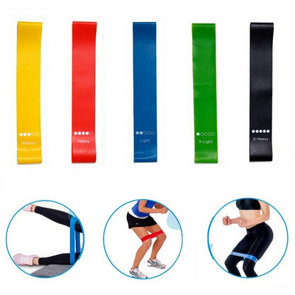 ElasticFit Pilates & Workout Rubber Bands for Indoor/Outdoor Training