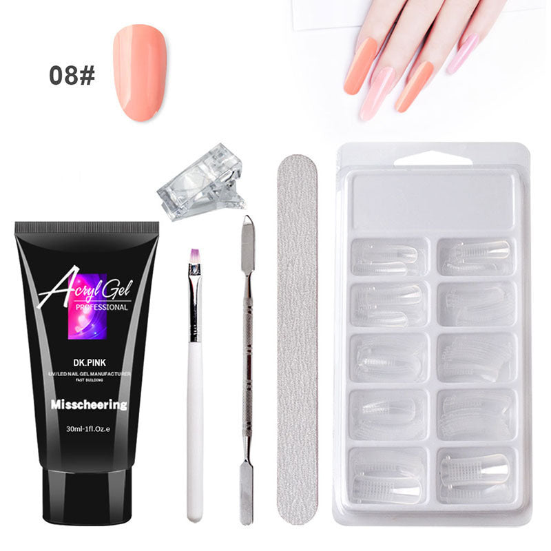 Painless Crystal Gel Nail Extension Set