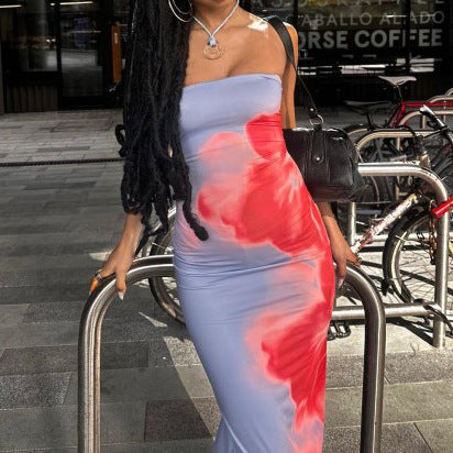 Summer Sexy Tube Long Dress for Women