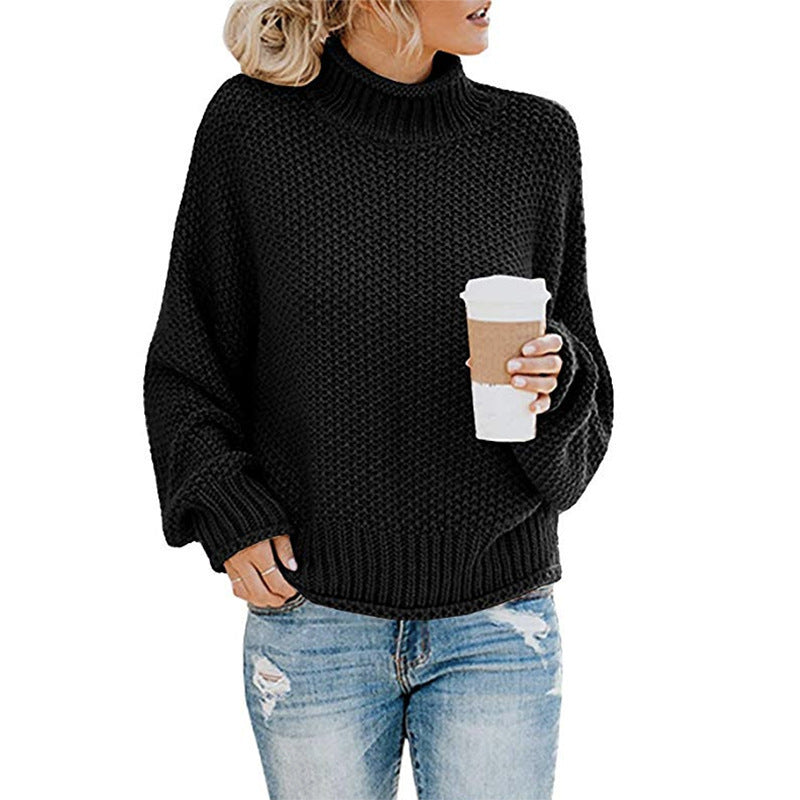 Women’s Cozy Turtleneck Knit Top