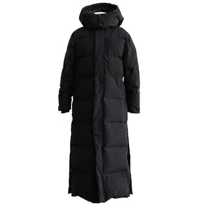 Women’s Winter Long Hooded Coat Thickened Warm Parka Jacket