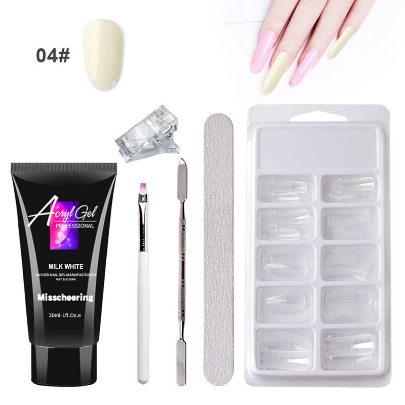Painless Crystal Gel Nail Extension Set