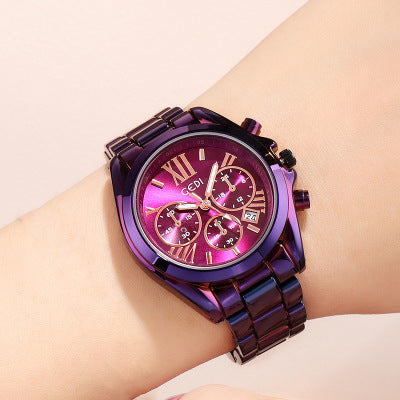 Women Luxury Rose Gold Casual Watch