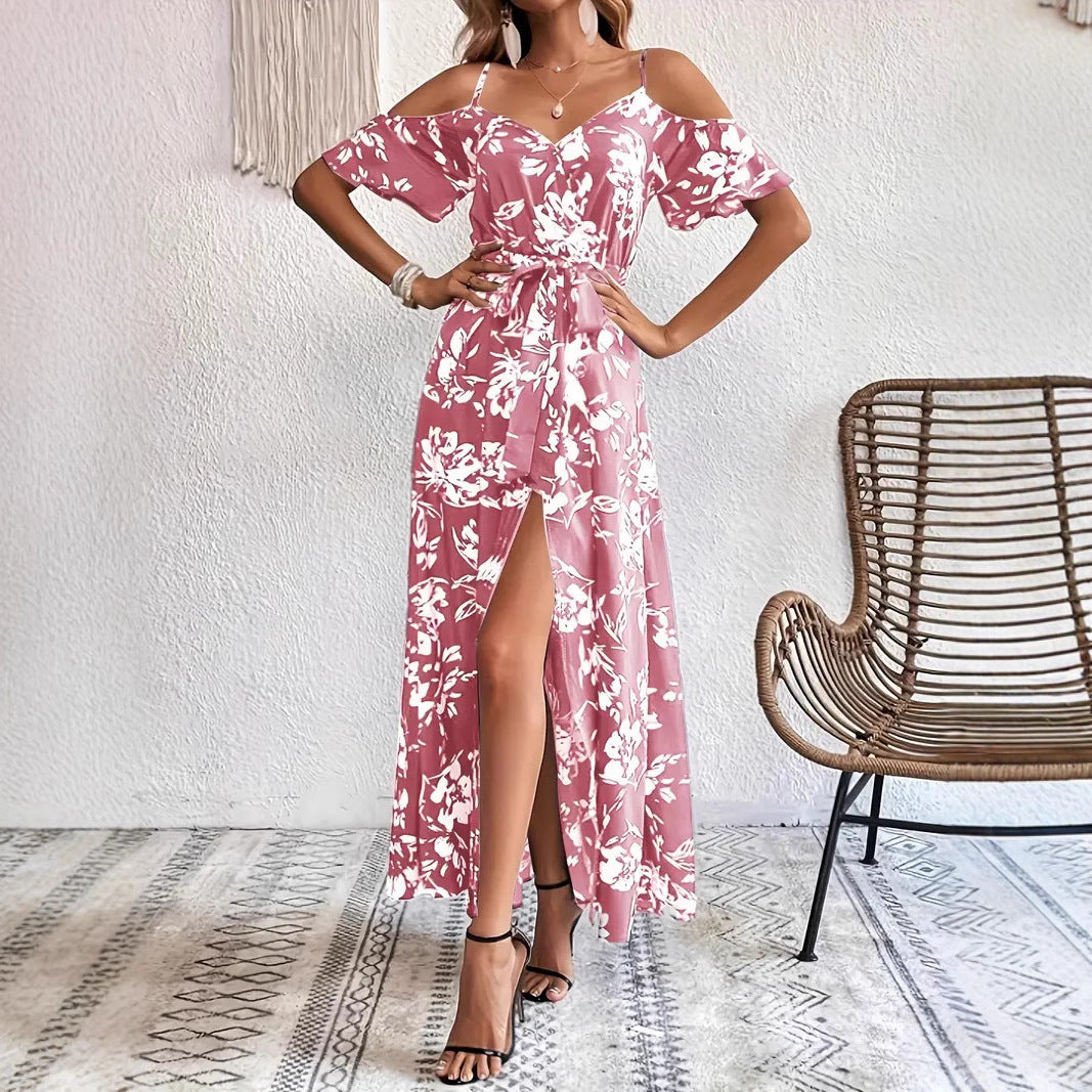 Women’s Off-Shoulder Floral Maxi Dress