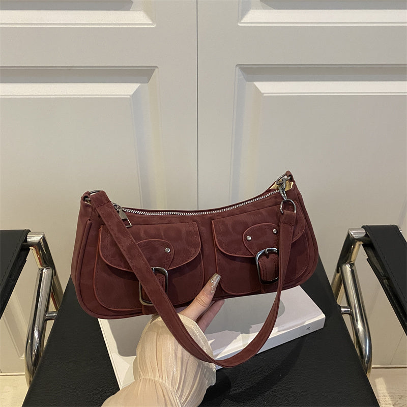 Premium Suede Shoulder Bag for Women