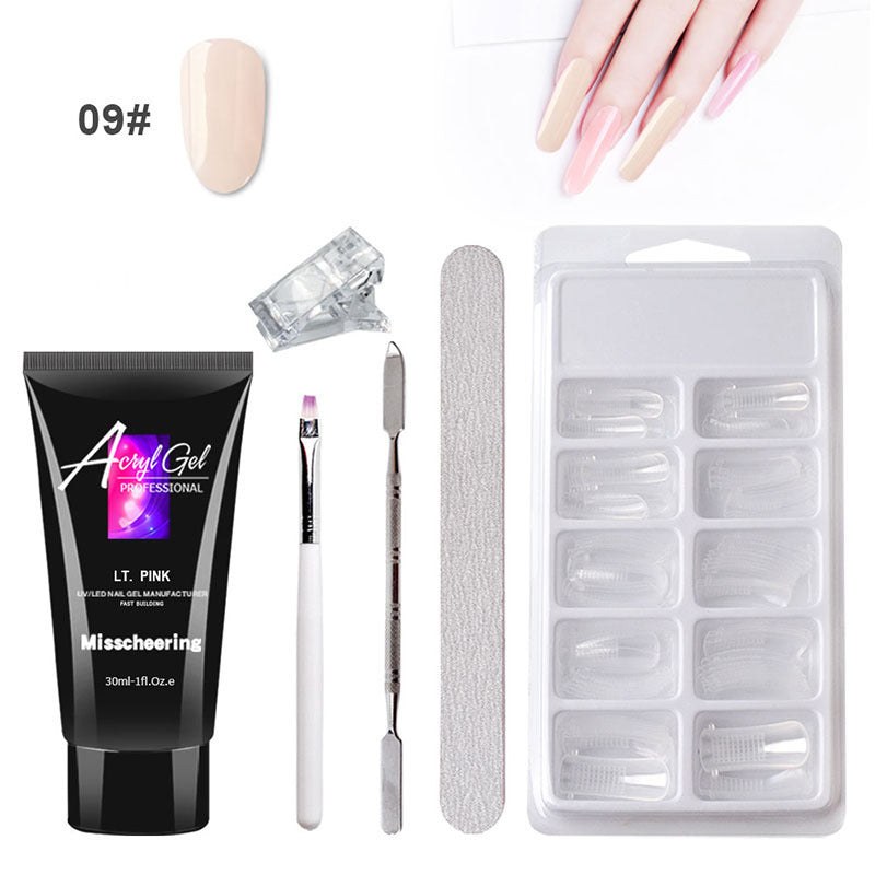 Painless Crystal Gel Nail Extension Set