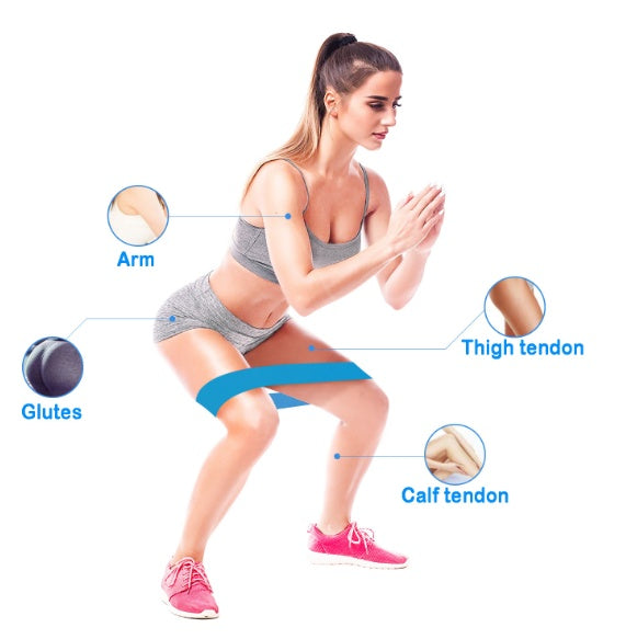 Resistance Bands for Fitness – Elastic Booty Bands for Bodybuilding & Yoga Workout