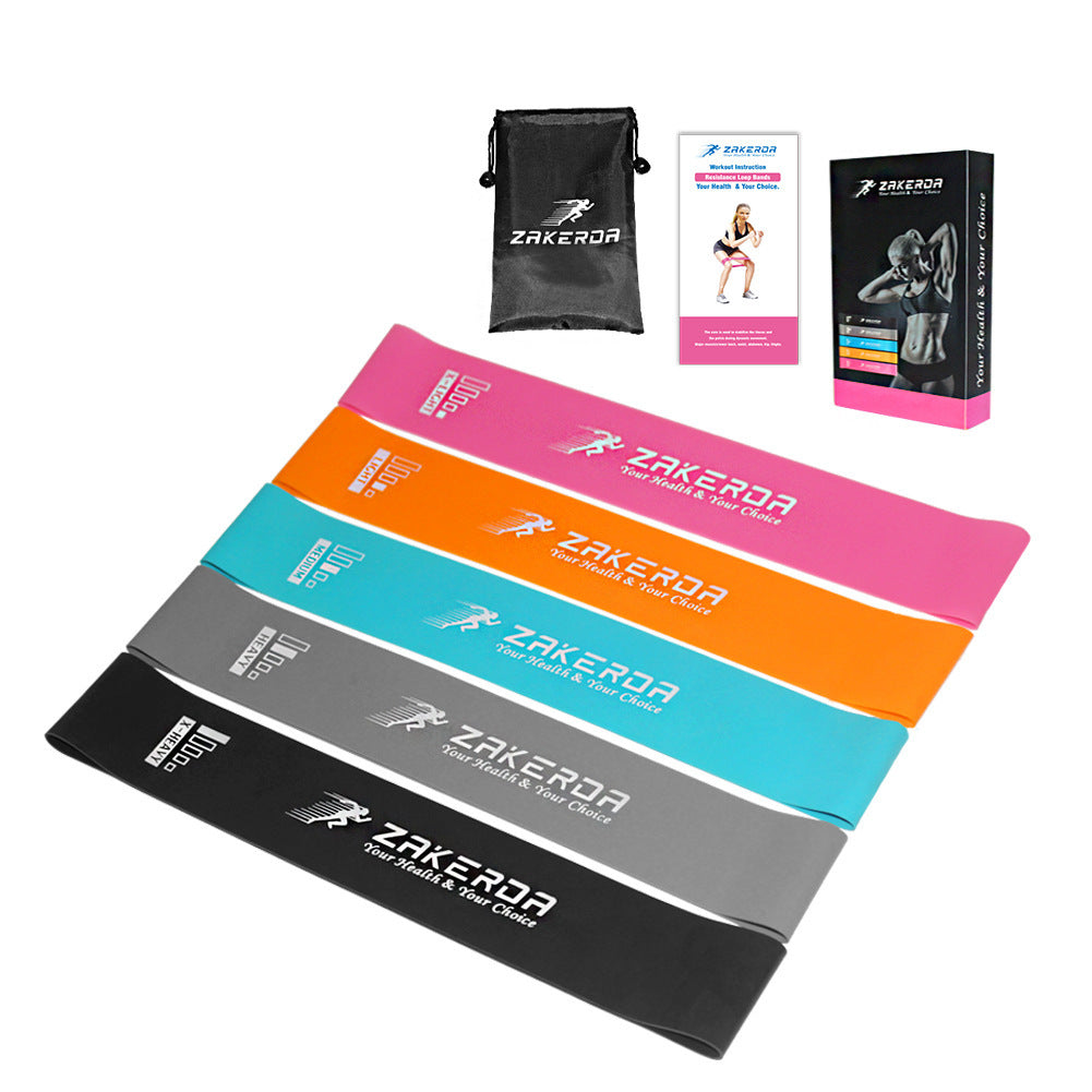 ElasticFit Pilates & Workout Rubber Bands for Indoor/Outdoor Training