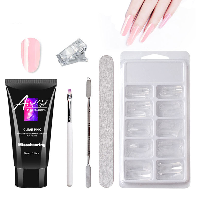 Painless Crystal Gel Nail Extension Set