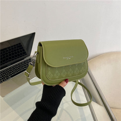 Women’s Simple Solid Color Small Square Shoulder Bag