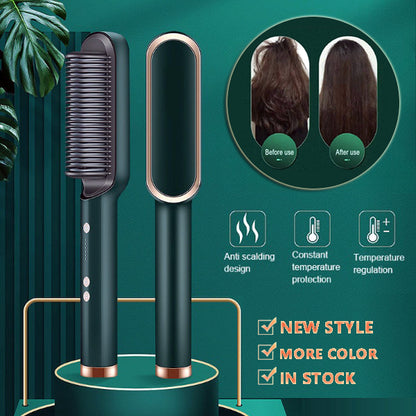 Curl & Straight Duo Hot Comb Brush