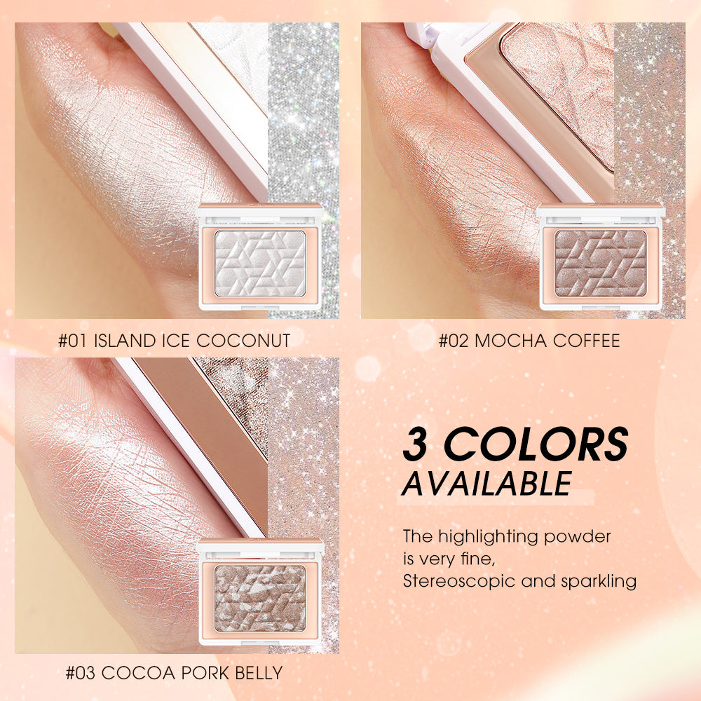 Star Shattered Glitter Highlighter – Shimmery Face Makeup Powder for Glow & Radiance