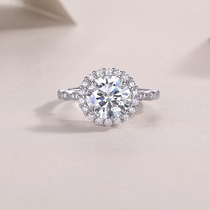 Sterling Silver 3-Carat Moissanite Jewelry Set