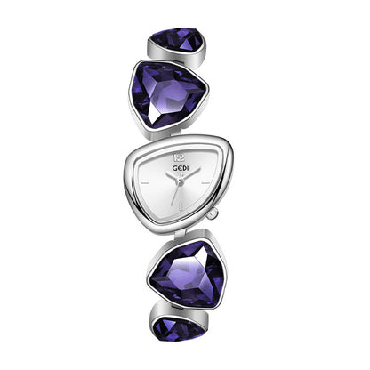 LuxeShine Crystal Diamond Women’s Bracelet Watch