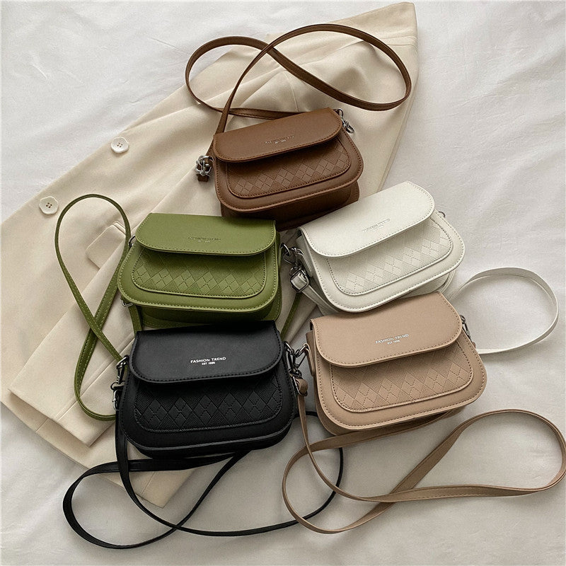 Women’s Simple Solid Color Small Square Shoulder Bag
