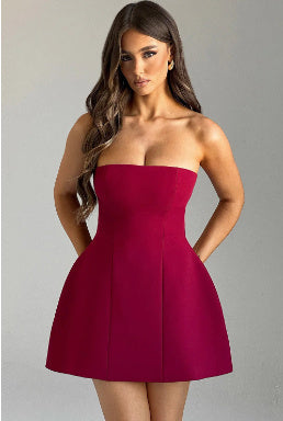 Sexy Backless Slim Tube Dress for Women