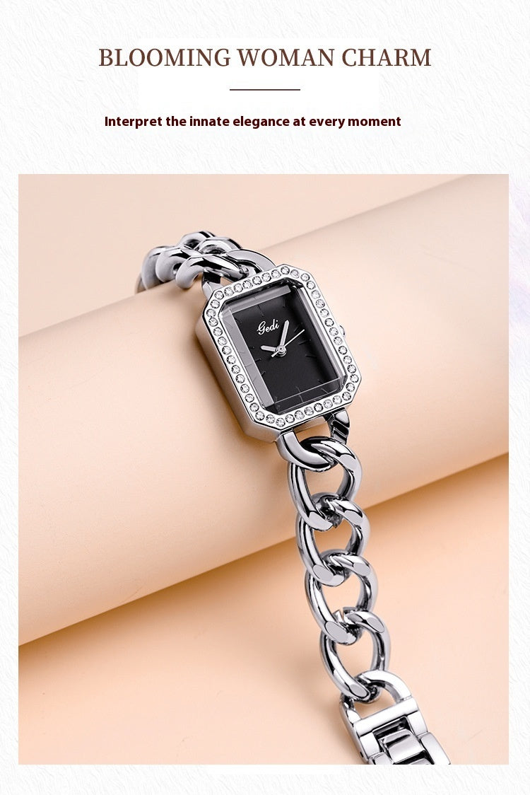legant Square Watch for Women Simple Style Luxury Quartz Wristwatch
