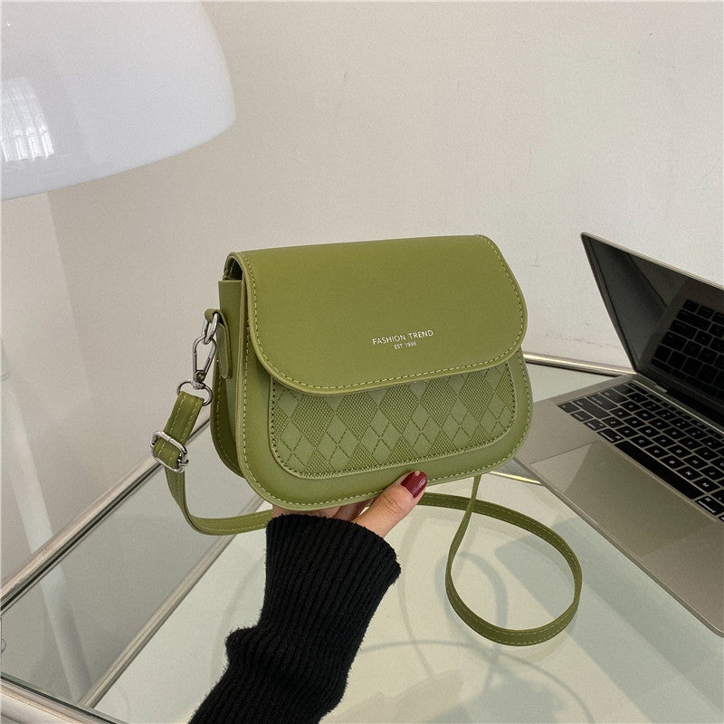 Women’s Simple Solid Color Small Square Shoulder Bag