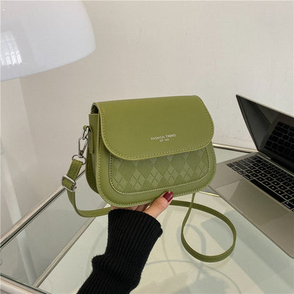 Women’s Simple Solid Color Small Square Shoulder Bag