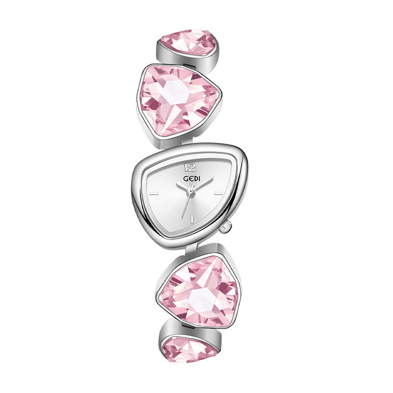 LuxeShine Crystal Diamond Women’s Bracelet Watch