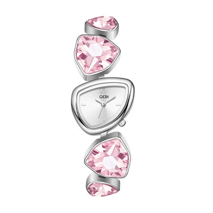 LuxeShine Crystal Diamond Women’s Bracelet Watch