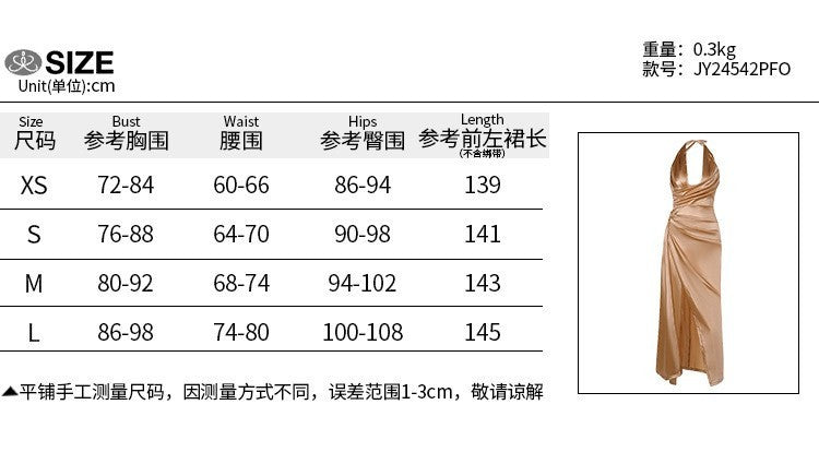 Women’s Autumn Deep V Neck Party Dress