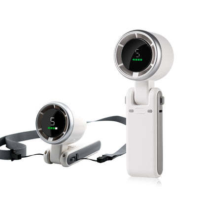 Portable Folding Mini Fan Handheld & Neck Fan High-Speed Turbo for Outdoor & Desk